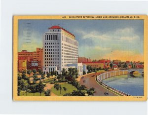 Postcard Ohio State Office Buildings And Ground Columbus Ohio USA