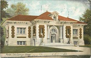 D/B Carnegie Library Marion Ohio OH 1907?