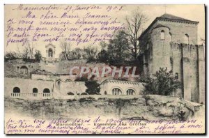 Postcard Old Marmoutier Ensemble Des Grottes
