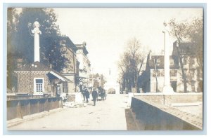 Bridge Toll Building Construction Harrisburg Pennsylvania PA RPPC Photo Postcard 