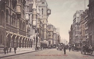 England London Griffin Monument and Fleet Street