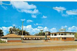 International Falls Minnesota Northern Lights Motel Vintage Postcard K38882