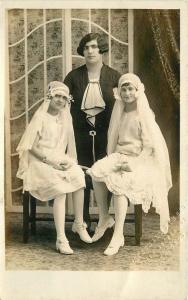 Catholic Girls Religion C-1910 Chicago Illinois Marshall Studio RPPC 2437