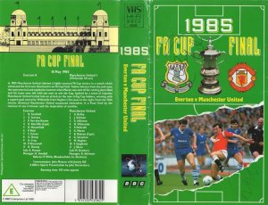 1985 FA Cup Final Everton vs Manchester Utd Hand Signed Video Photo