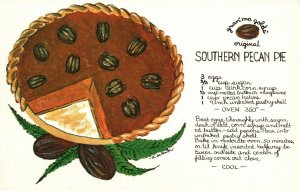 Vintage Postcard Key Lime and Orange Pie Recipes Desserts Pecan Pie Florida Food