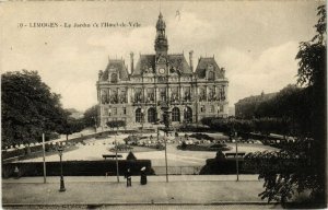 CPA LIMOGES - Le Jardin de l'Hotel-de-VILLE (390762)