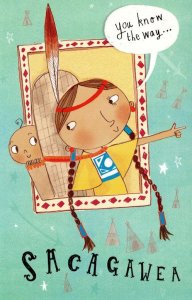Sacagawea Lemhi Shoshone Female Louisiana Explorer Painting Postcard