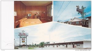 3-views,  Restaurant-Motel L'Oiseau Bleu,  Lac A la Tortue,  Co. Laviolette, ...