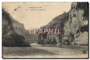 Old Postcard Gorges du Tarn Entree of Detroits