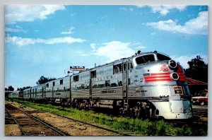 Railroad Postcard - Burlington Route - Colorado & Southern #1 Texas Zephyr