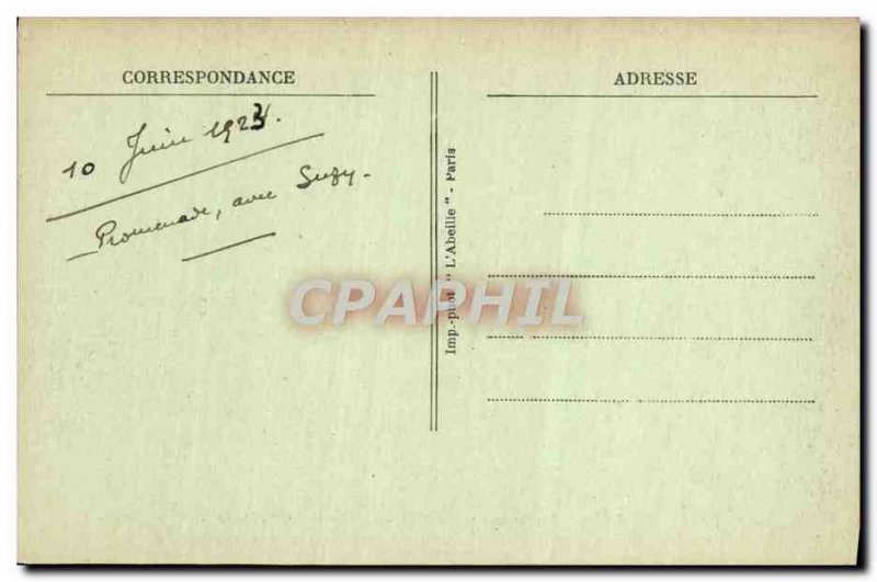 Postcard Old St Cloud Park The largest waterfall General view