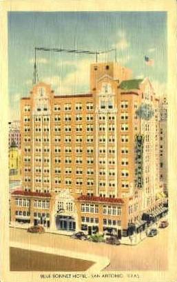 Blue Bonnet Hotel San Antonio TX Unused 