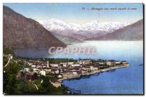 Italia - Italy - Italy - Menaggio con Monti - Old Postcard