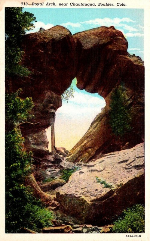 Colorado Boulder Royal Arch Near Chautauqua