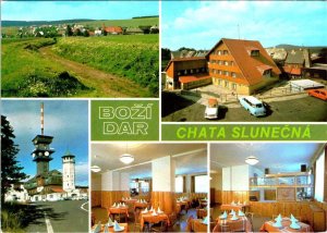 Bozi Dar, Czech Republic  CHATA SLUNECNA HOTEL Village & Towers  4X6 Postcard
