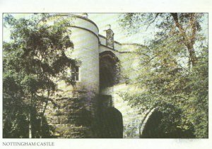 Nottinghamshire Postcard - Nottingham Castle Gatehouse. Posted 2000 - Ref.TZ9572