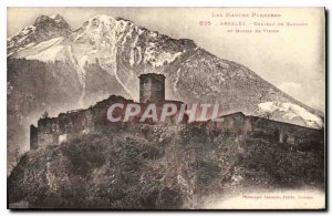 Old Postcard The High Pyrenees and Massif du Chateau Argeles Viscos