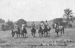 Cincinnati Ohio Soldiers on Horseback Real Photo Vintage Postcard AA51126