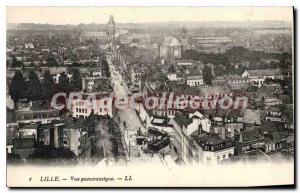 Postcard Old Lille Panoramic