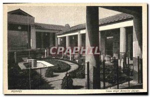 Old Postcard Pompei Casa degli Amorini Dorati