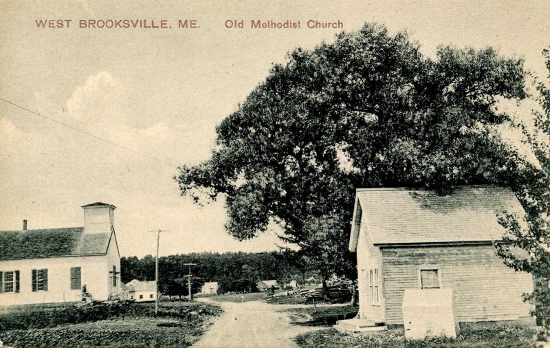 ME - West Brooksville. Old Methodist Church