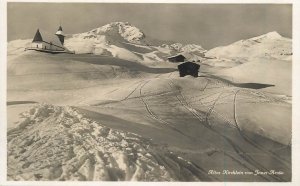 Mountaineering Switzerland Kirchlein Inner Arosa ski area refuge huts and church