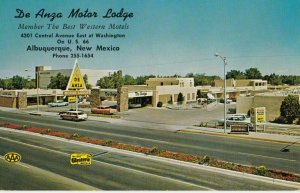 ALBUQUERQUE  , New Mexico , 1950-60s ; RT 66 / Route 66 ; De Anza Motor Lodge