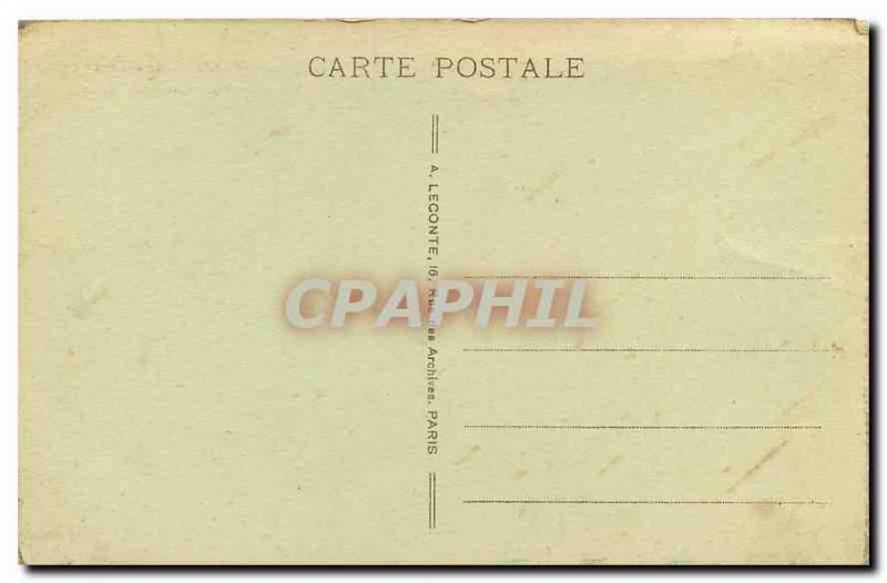 Old Postcard Paris Sacre Coeur