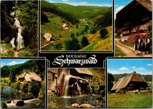 Postcard Germany The Beautiful Schwarzwald - multiview