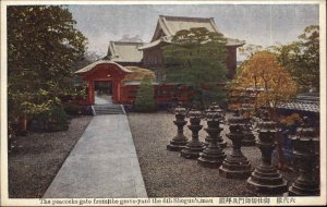 Tokyo? Japan From the Graveyard of 6th Sixth Shogun c1915 Postcard