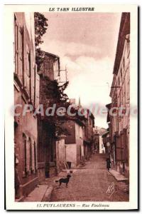 Postcard Old illustrates Tarn Puylaurens Old Street Foulimou