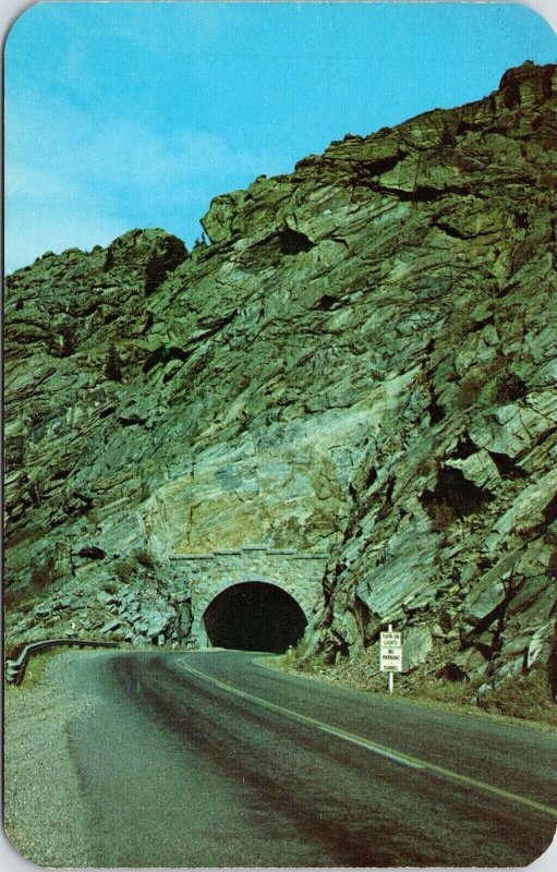 Tunnel Hwy 6 Clear Creek Canon CO Colorado Postcard VTG UNP Dexter Vintage  