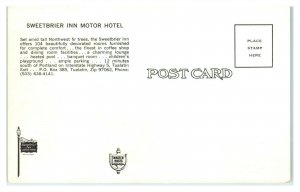 1970s Sweetbriar Inn Motor Hotel, Tualatin, OR Postcard *6L(2)17