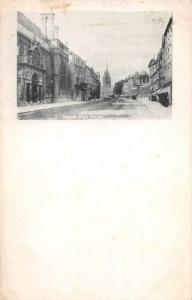 Oxford Oxfordshire England birds eye view High Street antique pc Z40891