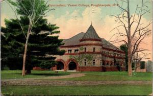 Gymnasium Vassar College Poughkeepsie NY Vintage Postcard K14