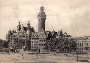 BG33344 neues rathaus laipzig germany  tramway tram