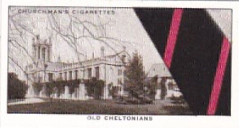 Church Vintage Cigarette Card Well Known Ties No 20 Old Cheltonians