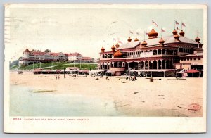Santa Cruz California~Casino & Sea Beach Hotel~Fish Pond~1904 Detroit Pub Co