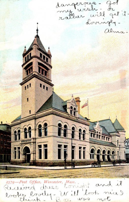 Massachusetts Worcester Post Office