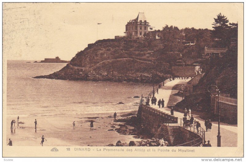 DINARD, La Promenade des Allies et la Pointe du Monulinet, 10-20s