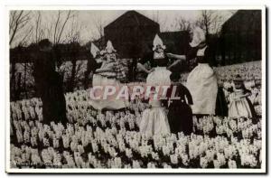 Old Postcard Netherlands Holland Volendam Folklore