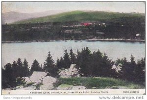 New Hampshire Bristol Newfound Lake From Pikes Point Looking North 1950