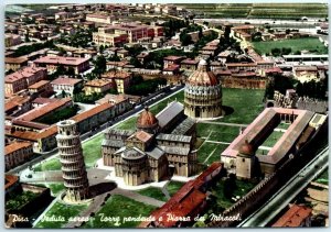 M-39315 Bird's eye view Leaning Tower and Piazza dei Miracoli Pisa Italy