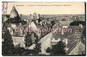 Old Postcard Chateaudun Chateau And Vue Generale De I'Eglise Jack De La Madel...
