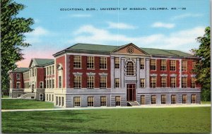 Educational Building University of Missouri Columbia MO Postcard PC379