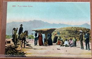 “Pima Indian Camp” NM Territory RARE VENUS NM PM 12/6/1910 LB