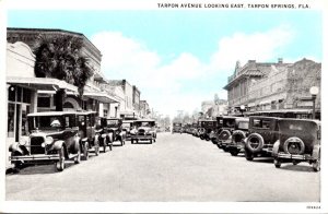 Florida Tarpon Springs Tarpon Avenue Looking East Curteich