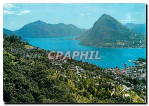 Postcard Modern Albonago Lugano Holiday Village Swiss Travel Fund