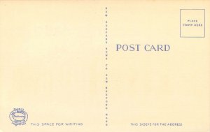 Wareham  Massachusetts Town Hall Linen Postcard Unused