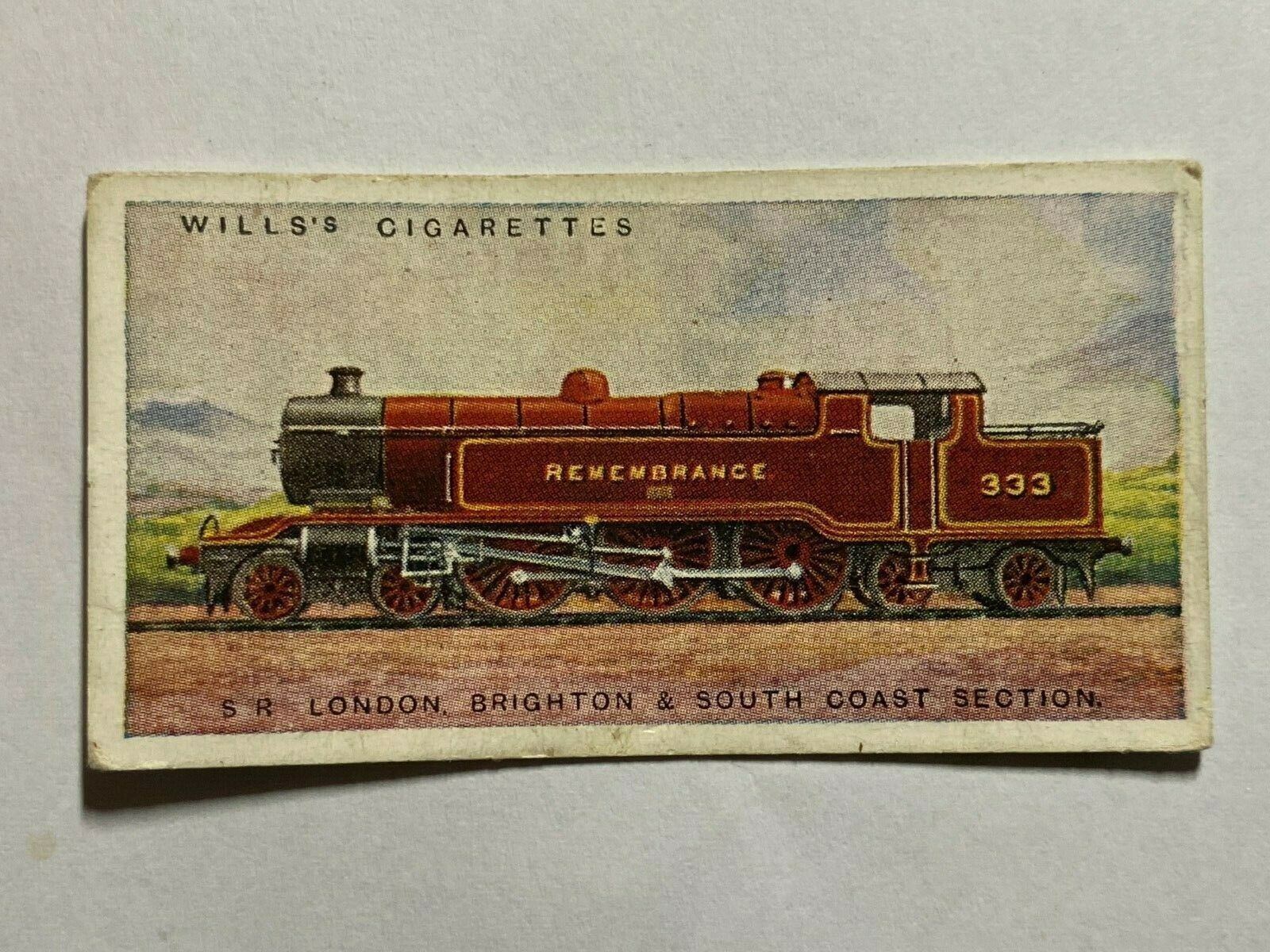 Cigarette Card Wills Railway Engines 21 Southern Railway London (Uu279) Ephemera Other